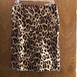 Chico’s lepoard print Skirt